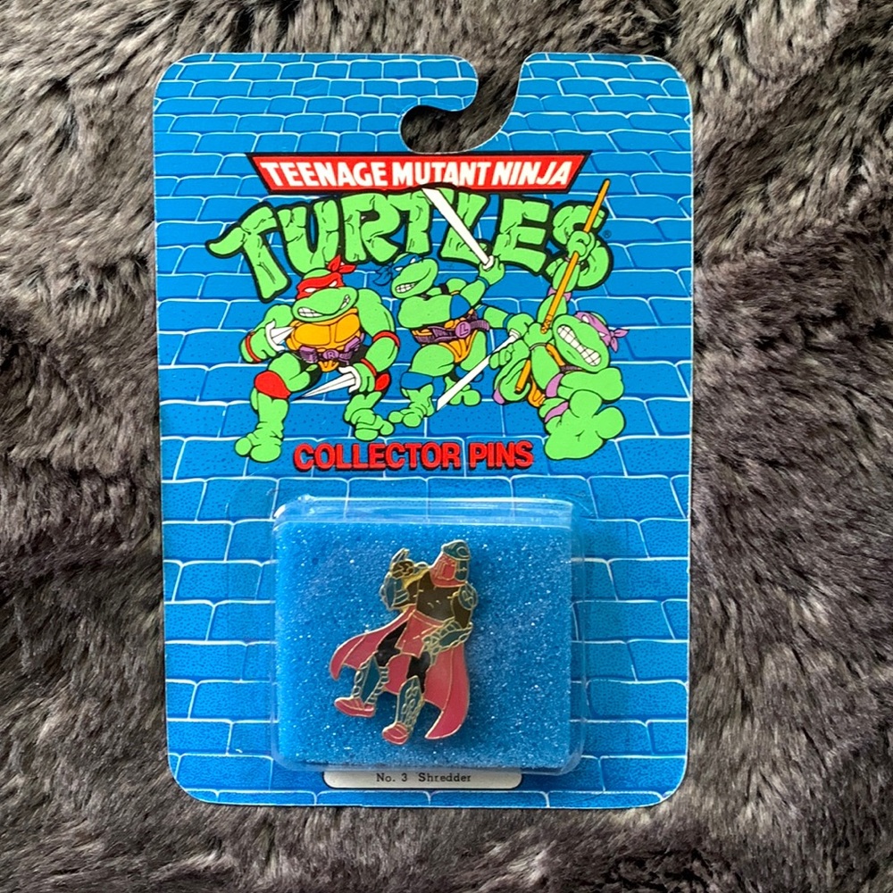 TMNT Shredder #3 1989 Collector Pin-Teenage Mutant Ninja Turtles-Ace Novelty